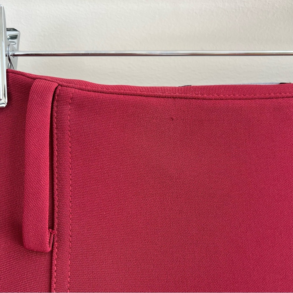 [judith & charles] adira midi skirt w/ belt merlot 6 - Picture 6 of 9